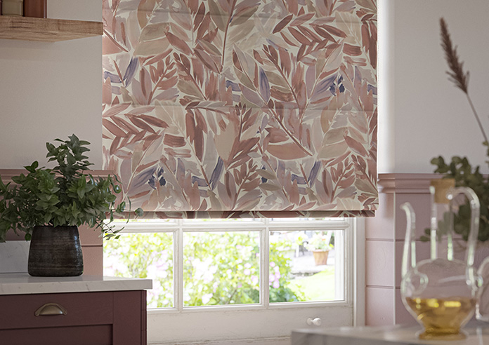 Acer, Mauve - Twist&Fit Roman Blind - Image 5